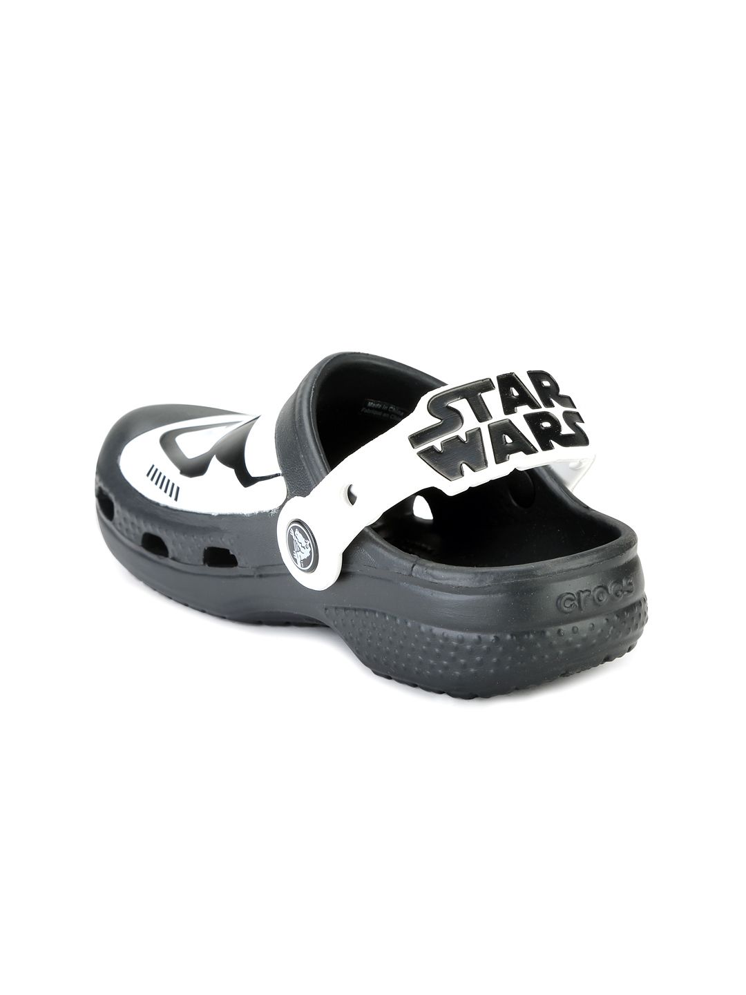 Buy Crocs Crocband Kids White Black Star Wars Clogs - Flip  display picture 2