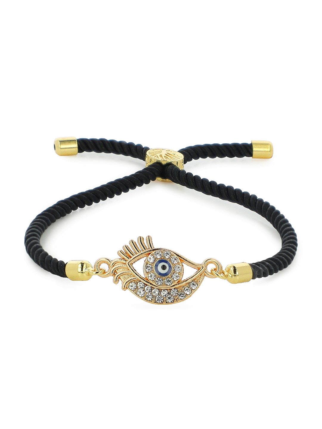 EL REGALO Gold-Toned & Black Bracelet Price in India