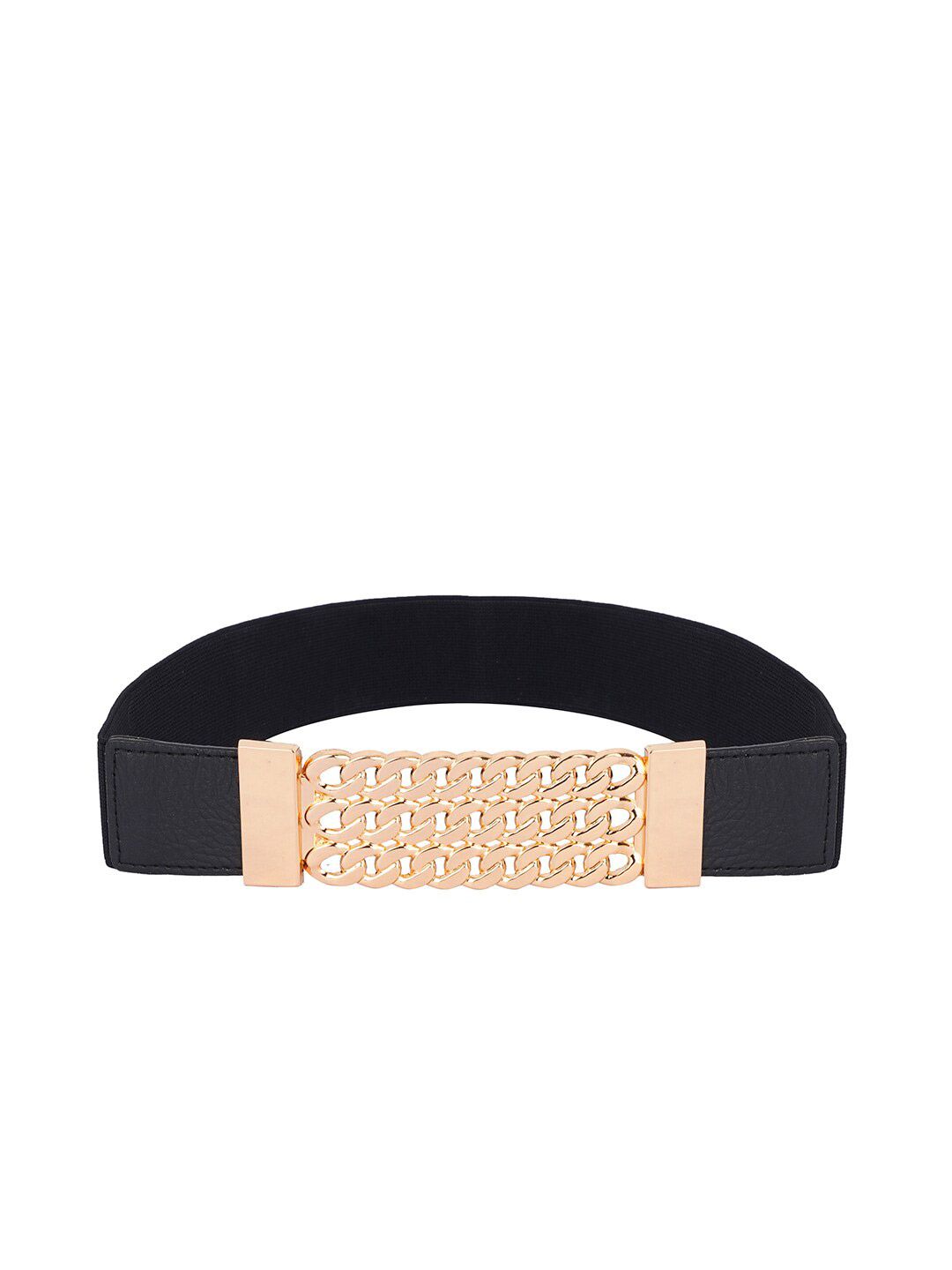 Style SHOES Women Black Woven Design Casual Belt Price in India