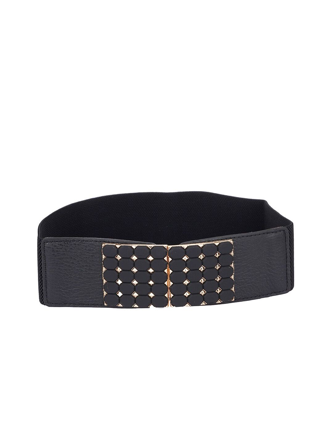 Style SHOES Women Black Textured Belt Price in India