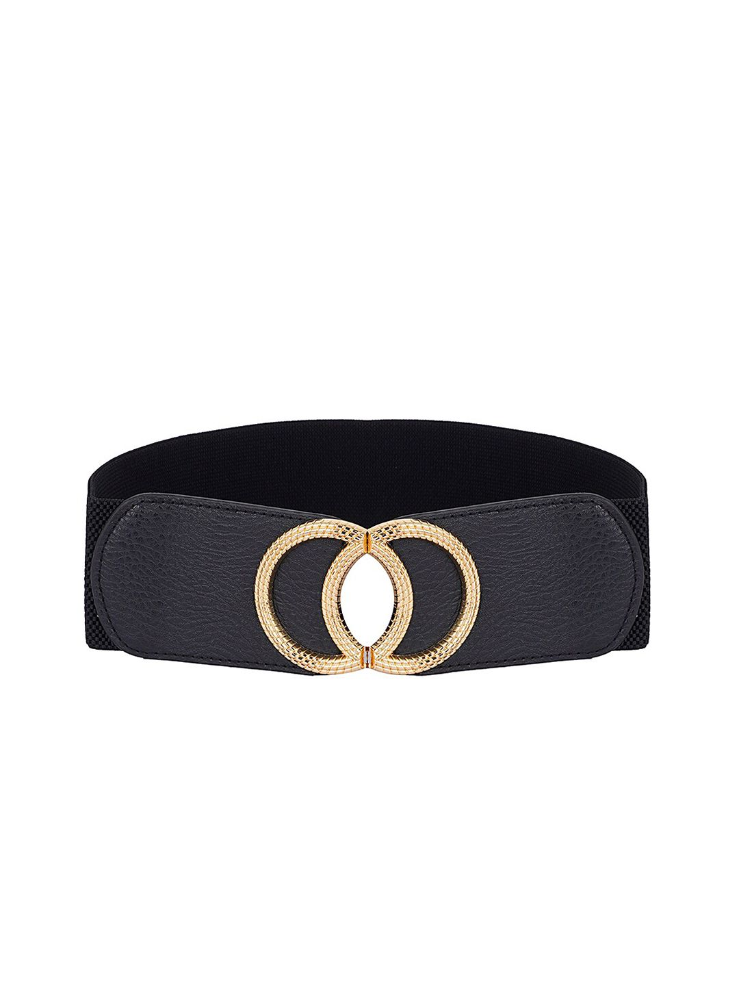 Style SHOES Women Black Textured Belt Price in India