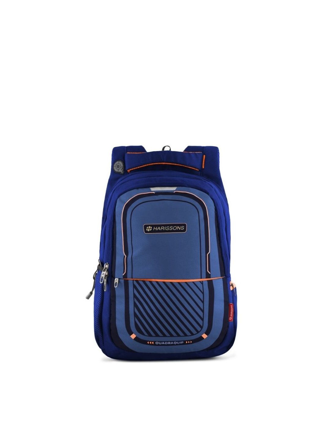 Harissons Unisex Navy Blue & Orange  Backpack Price in India