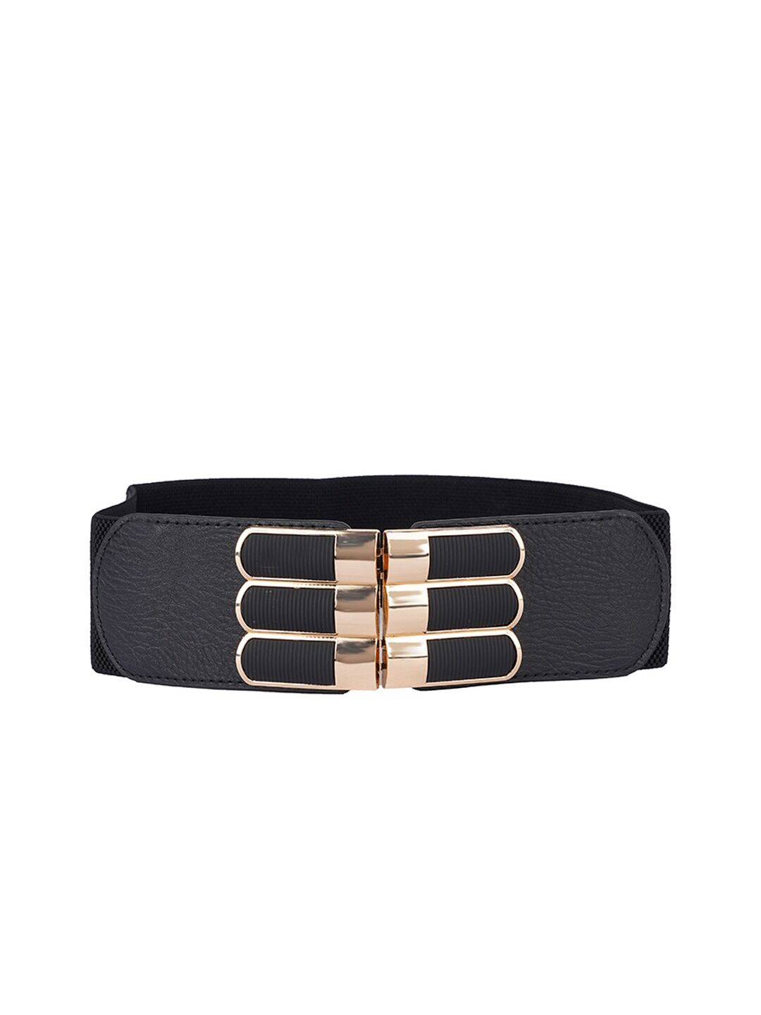 Style SHOES Women Black Woven Design Casual Belt Price in India