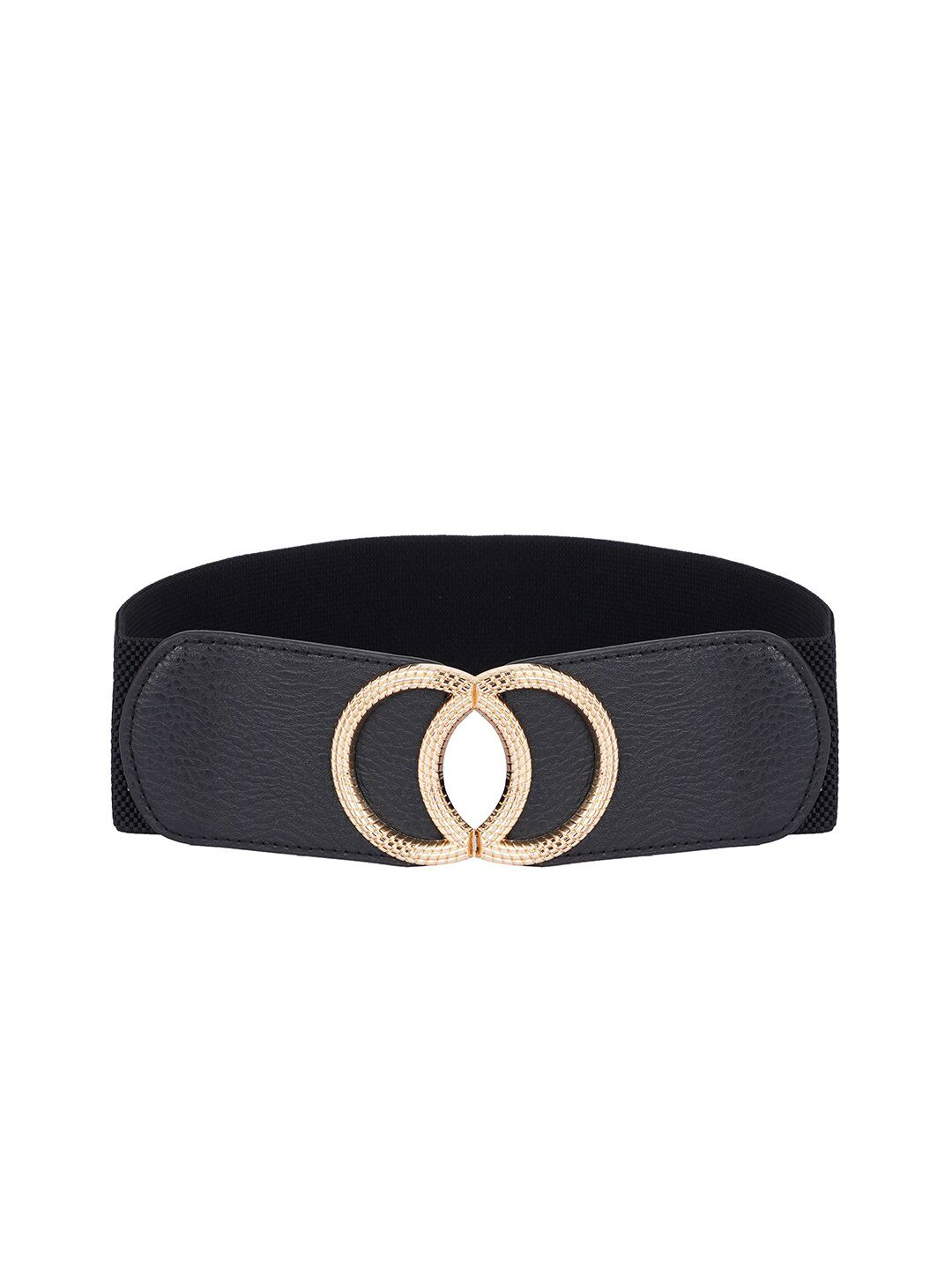 Style SHOES Women Black Textured Belt Price in India