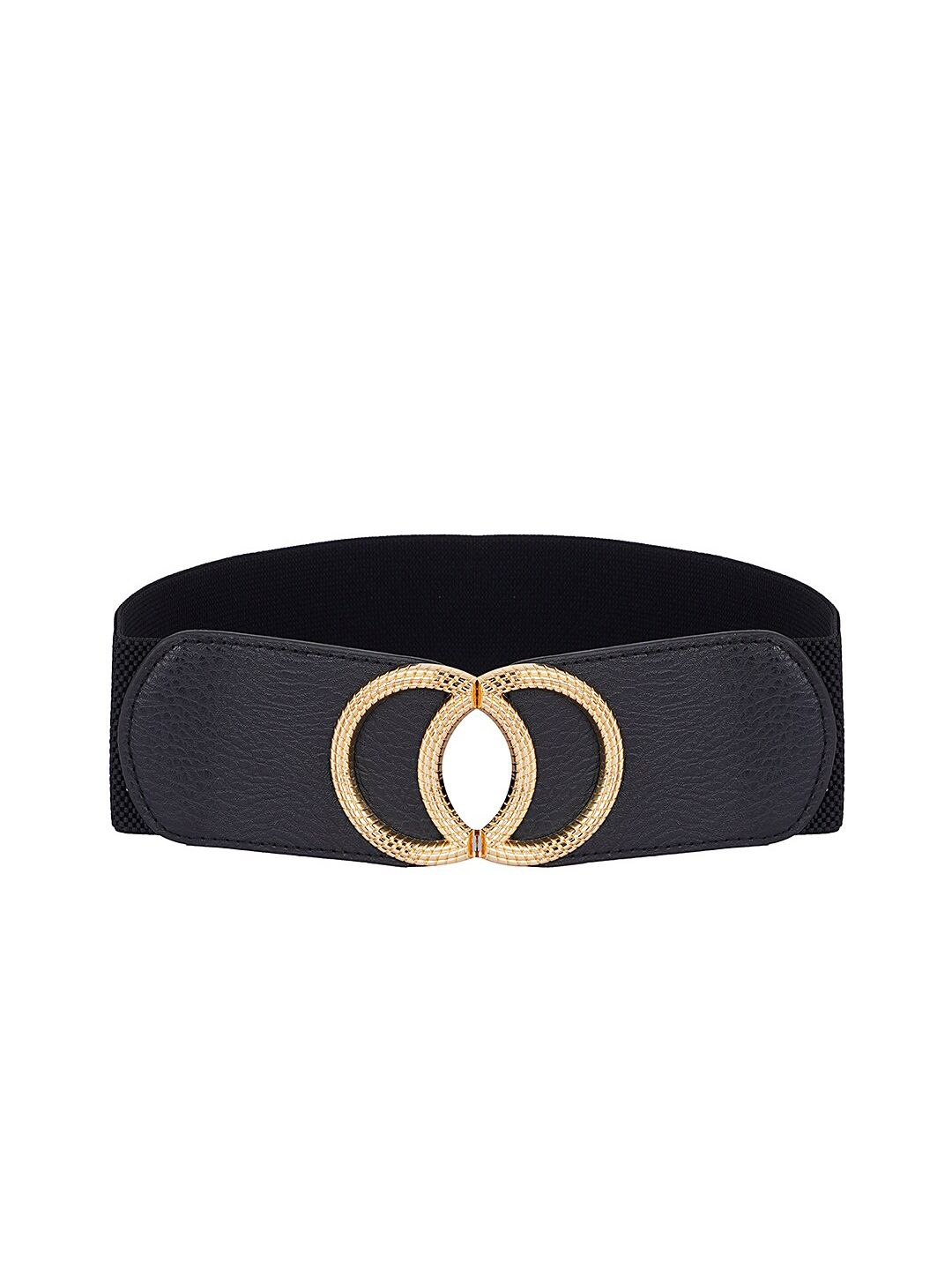 Style SHOES Women Black Textured Belt Price in India