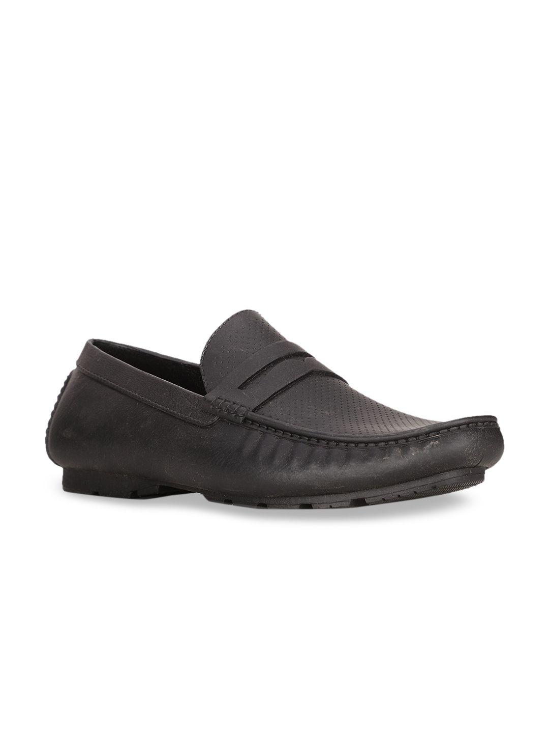 Sandak by Bata Men Black Loafers