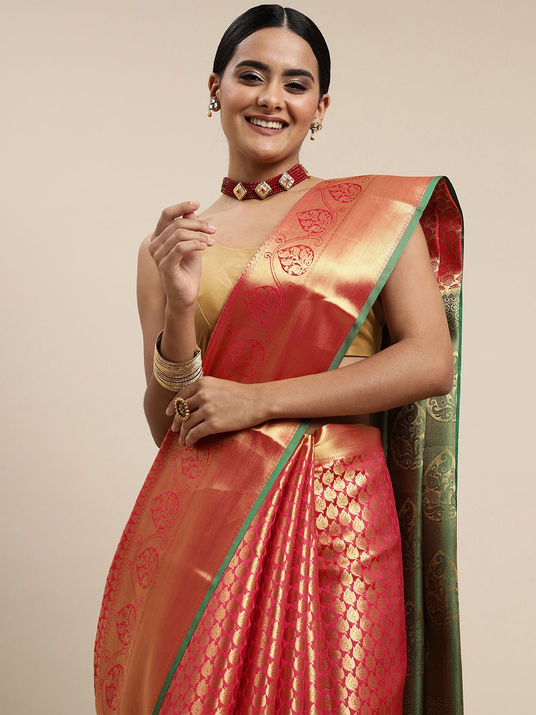 Mitera kanjeevaram saree clearance