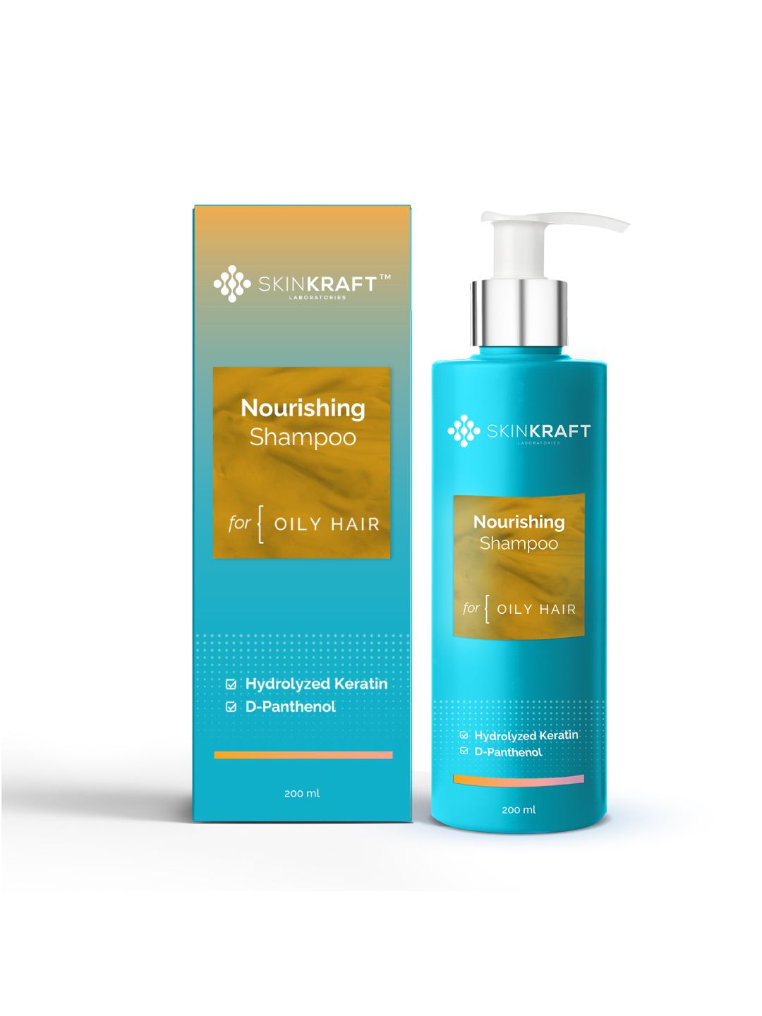 SKINKRAFT Nourishing Shampoo for Oily Hair with Hydrolyzed Keratin & D Panthenol - 200ml Price in India