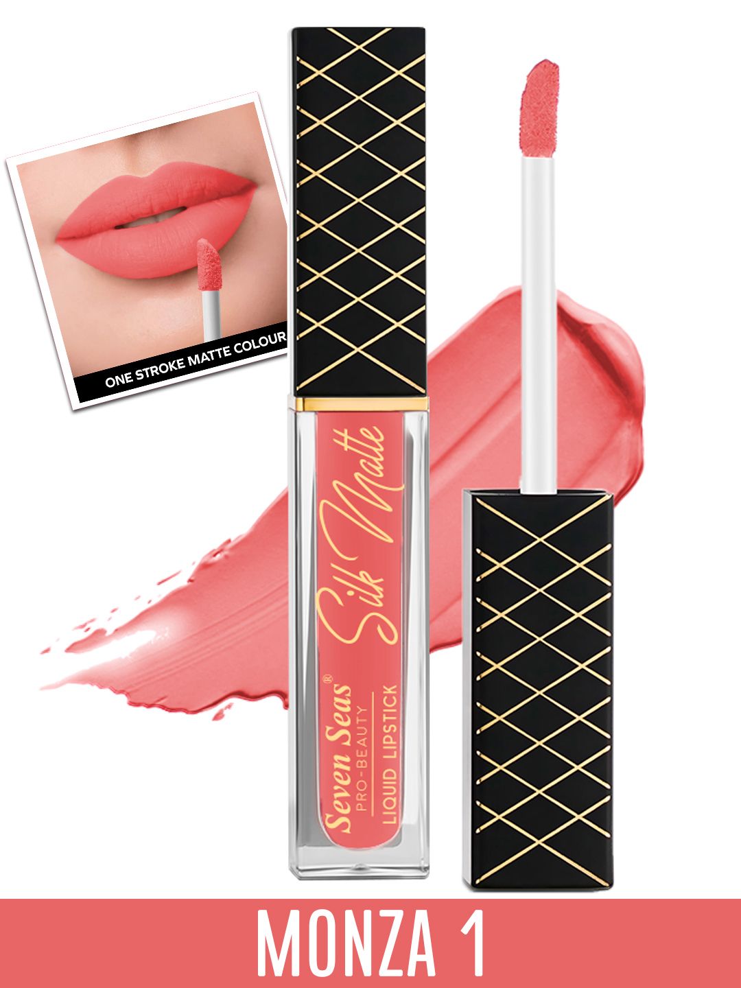 Seven Seas Silk Matte Liquid Lipstick 8g - Monza Price in India