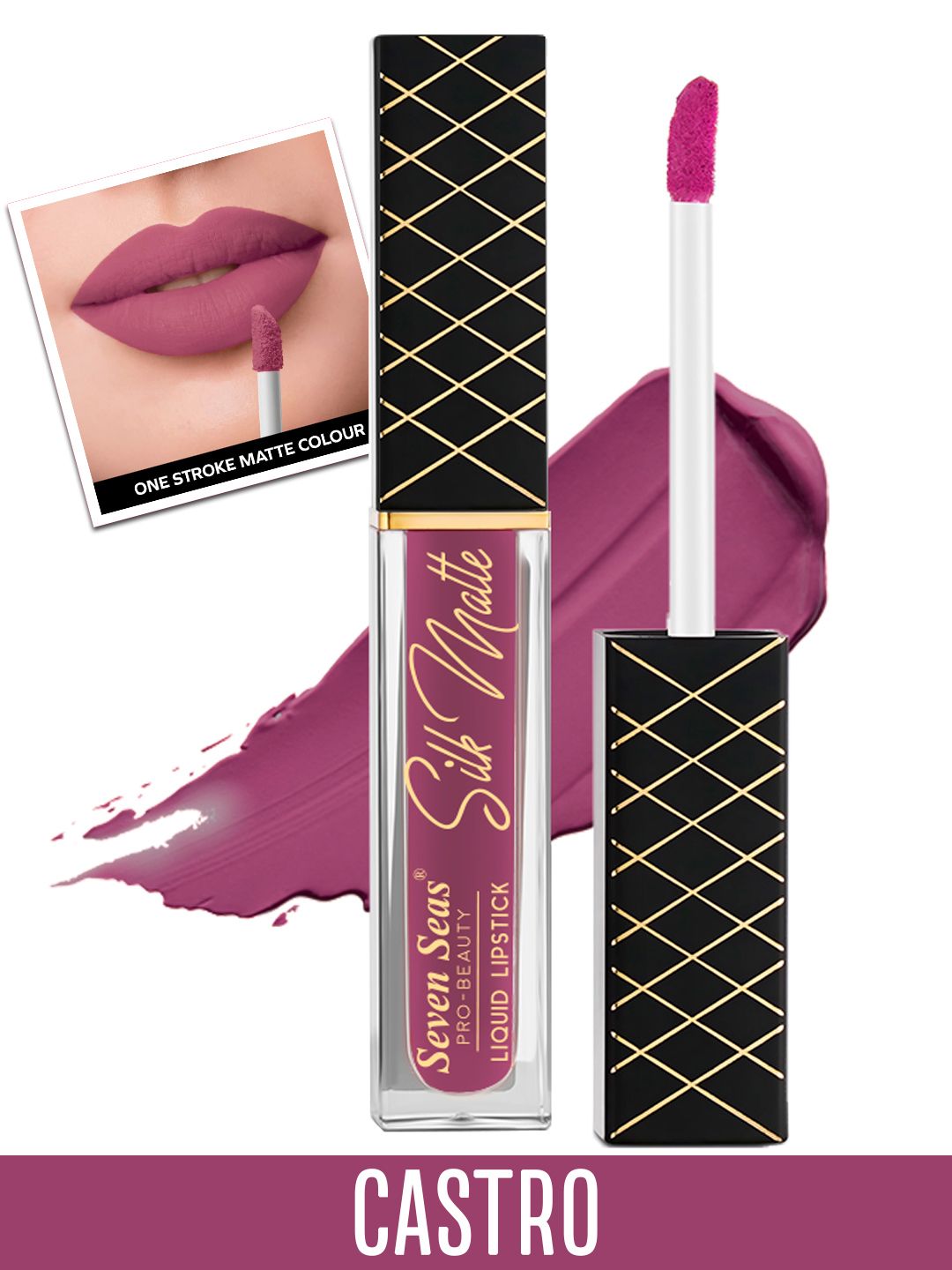 Seven Seas Silk Matte Liquid Lipstick 8g - Castro Price in India