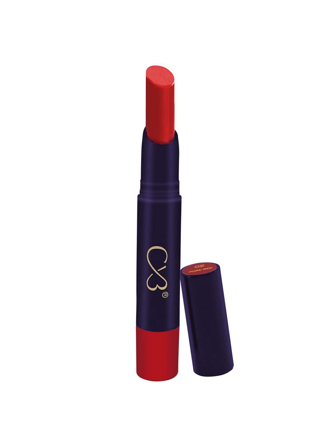 CVB Lip Lock No Transfer Lipstick 3.8 g - Pure Red 02 Price in India