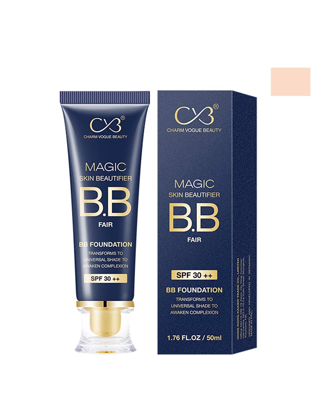 CVB Magic Skin Beautifier BB SPF30++ Foundation - Shade 02 Price in India