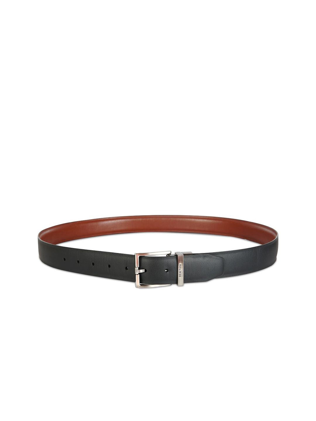 Kenneth Cole Men Brown Leather Belt