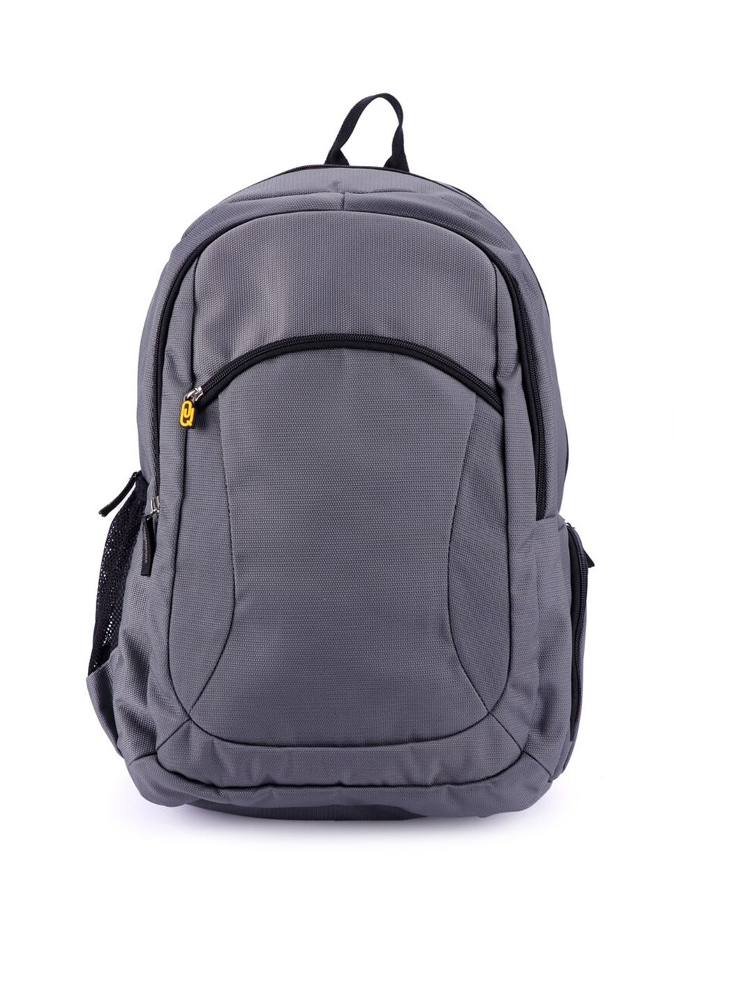 QIPS Grey & Black Backpack Price in India