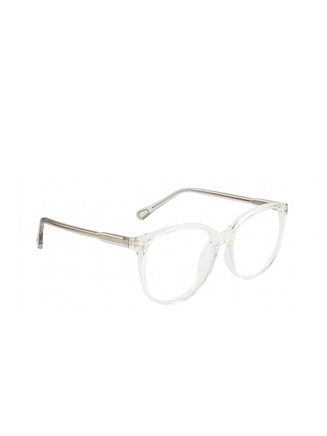 Ted Smith Women Transparent & White Full Rim Cateye Frames Price in India