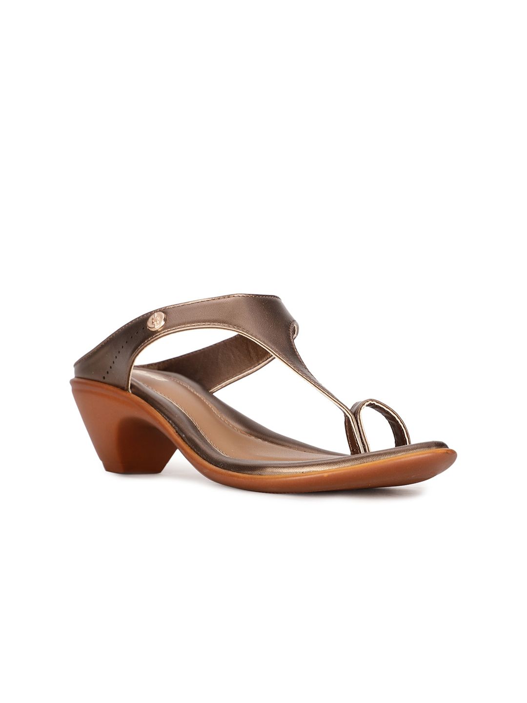 Bata Copper-Toned Comfort Heels Price in India