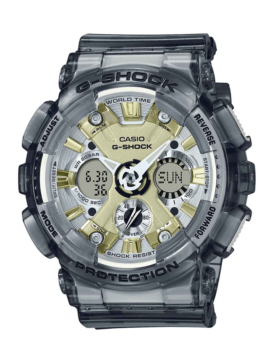 CASIO Women Grey Dial & Grey Straps Analogue and Digital Chronograph Watch Price in India
