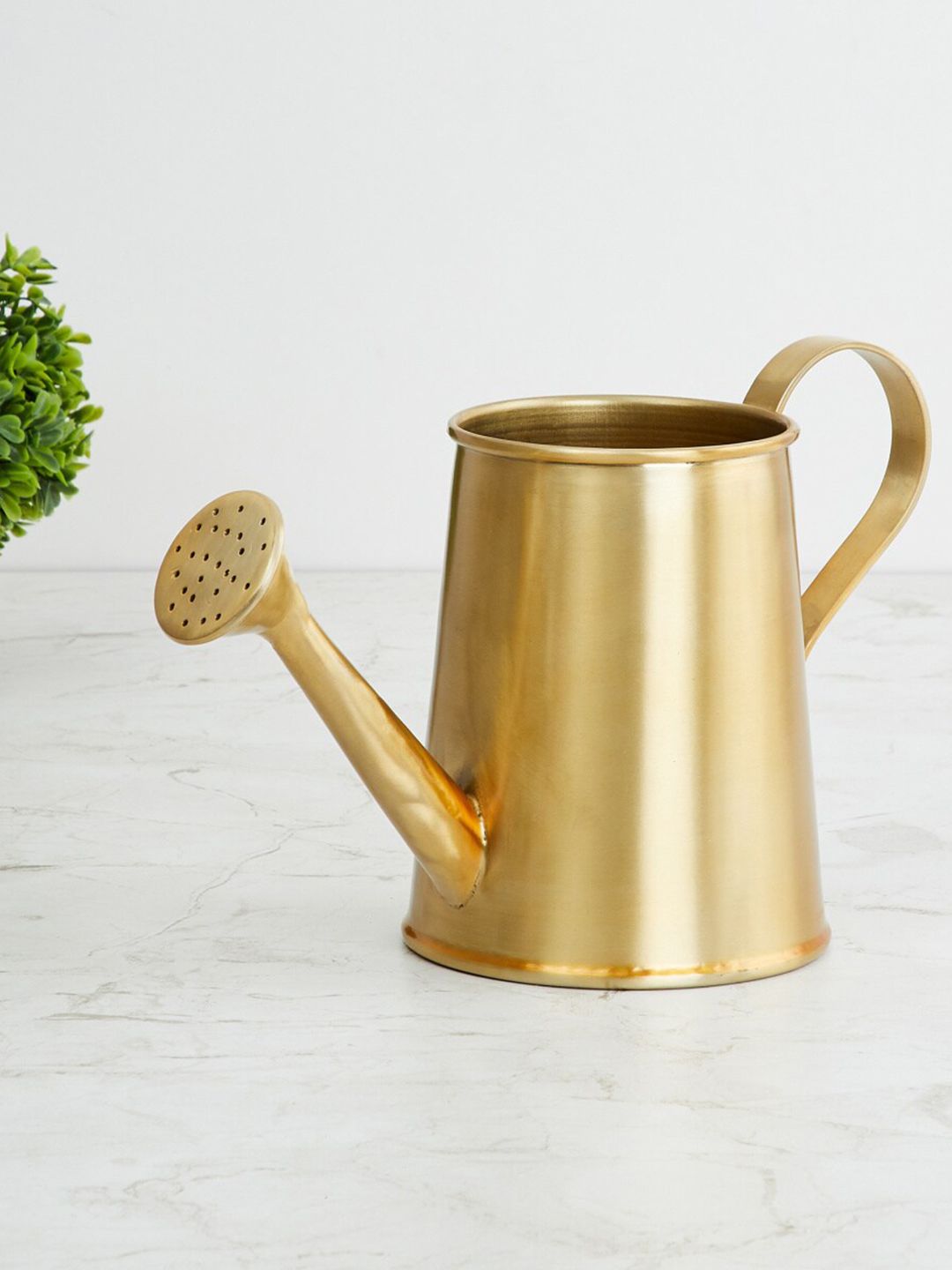 Home Centre Gold Toned Solid Metal Watering Can Price in India