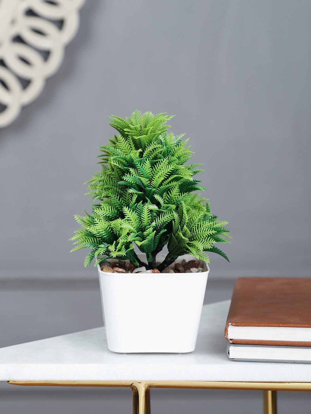 FOLIYAJ Green Artificial Tree with Pot Price in India