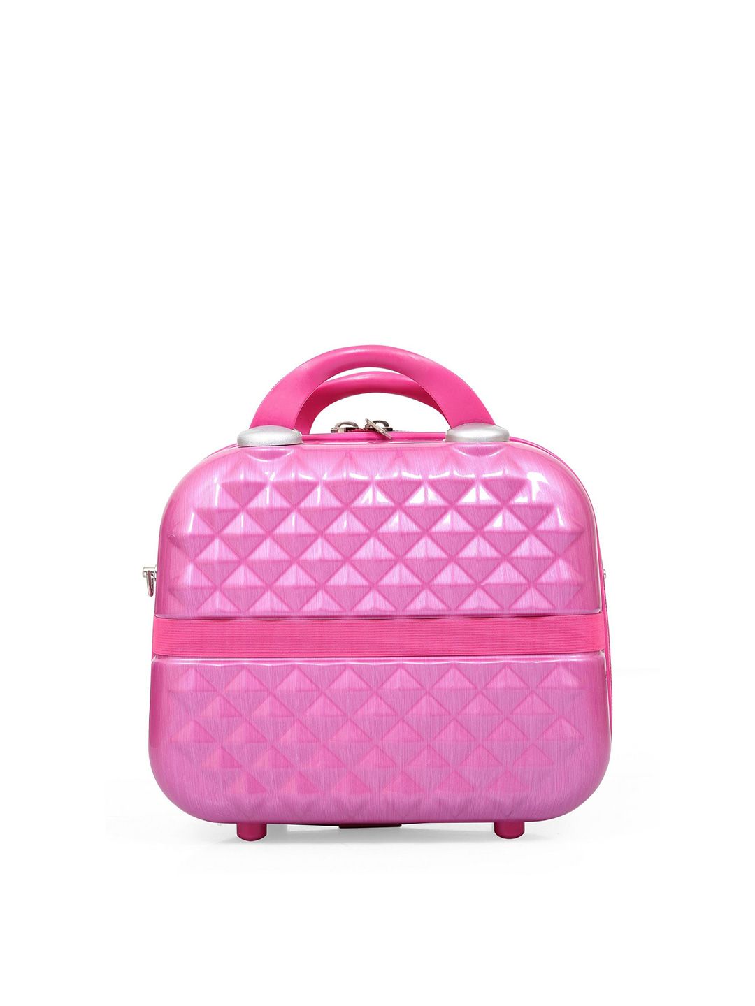 Polo Class Unisex Pink Textured Backpack Price in India