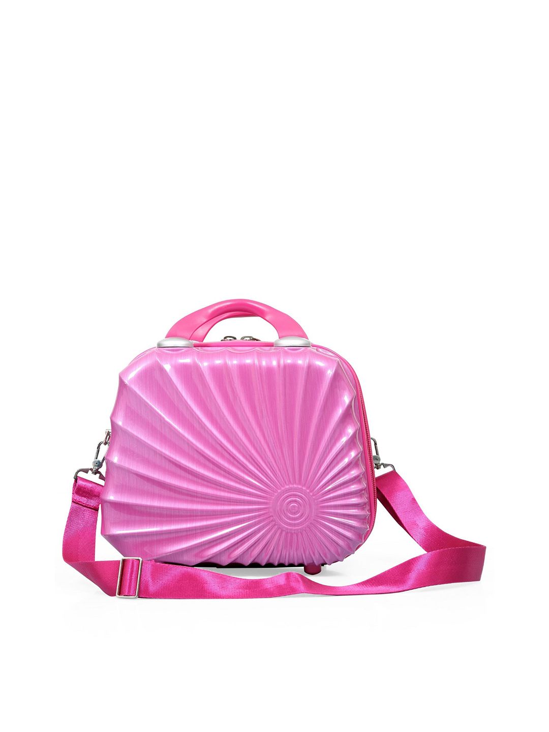 Polo Class Pink Hard-Sided Vanity Bag Price in India