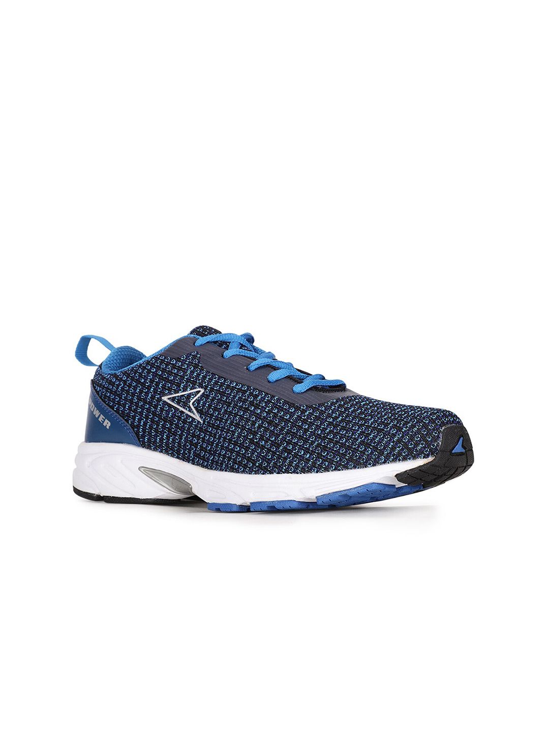 Power Women Blue Textile Training or Gym Non-Marking Shoes Price in India