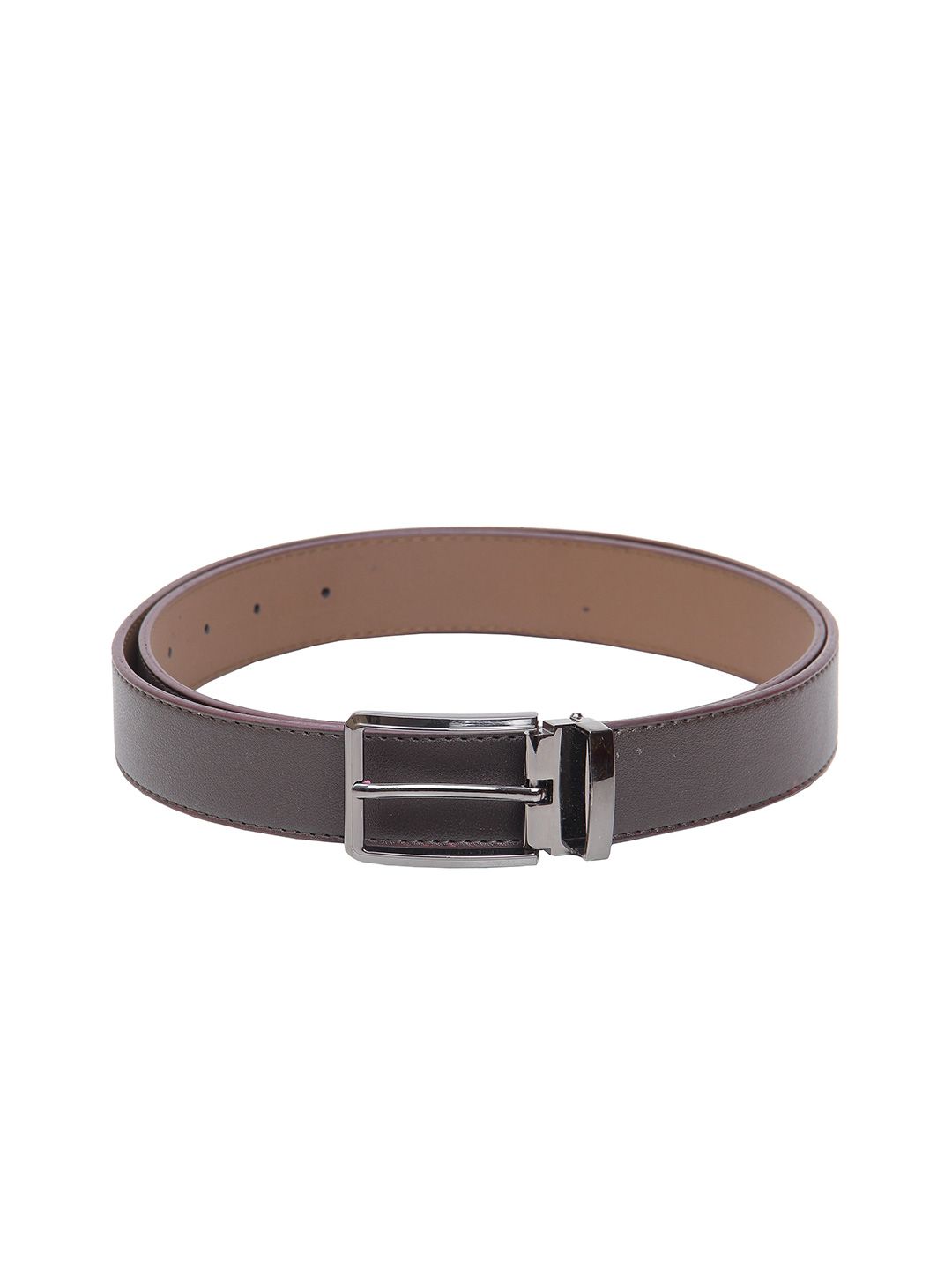 Calvadoss Women Brown Textured PU Belt Price in India