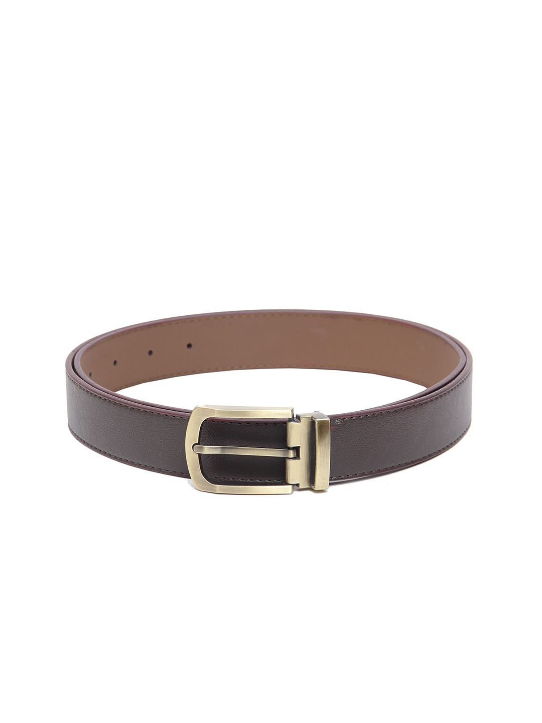 Calvadoss Women Brown Textured PU Belt Price in India