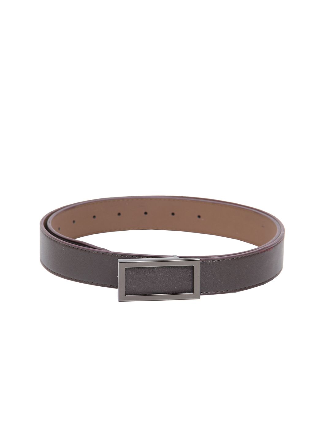 Calvadoss Women Brown Textured PU Belt Price in India