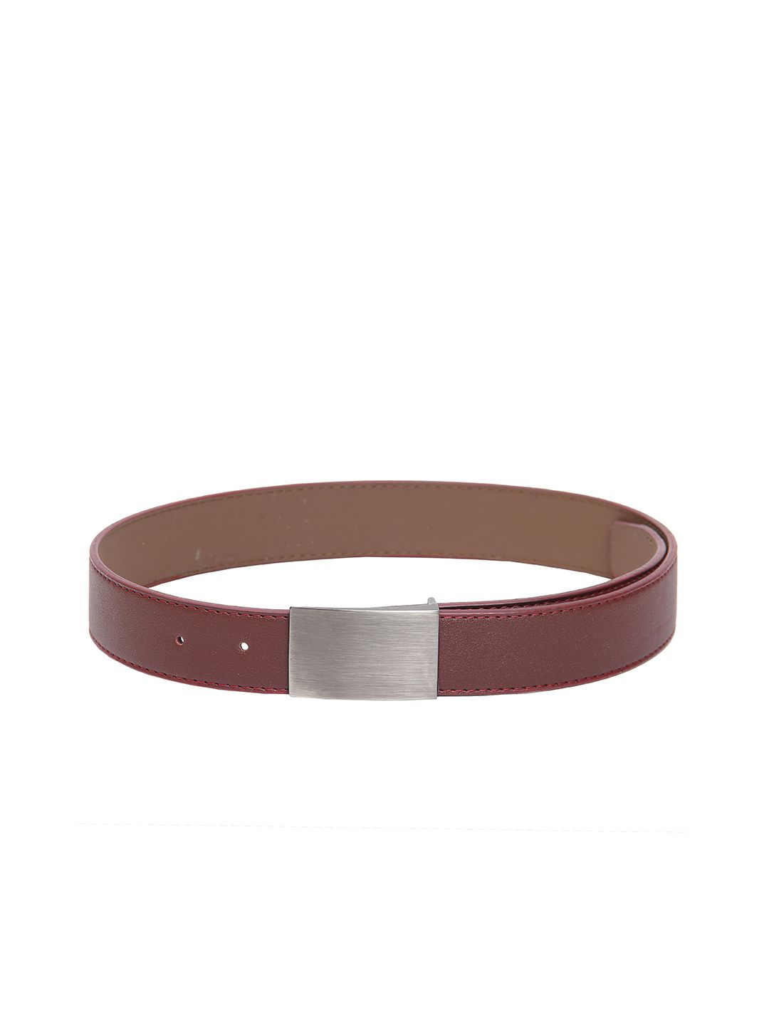 Calvadoss Women Brown Textured PU Belt Price in India