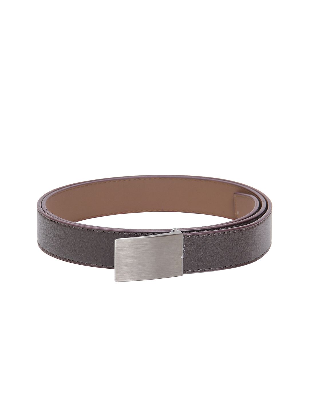 Calvadoss Women Brown Textured PU Belt Price in India