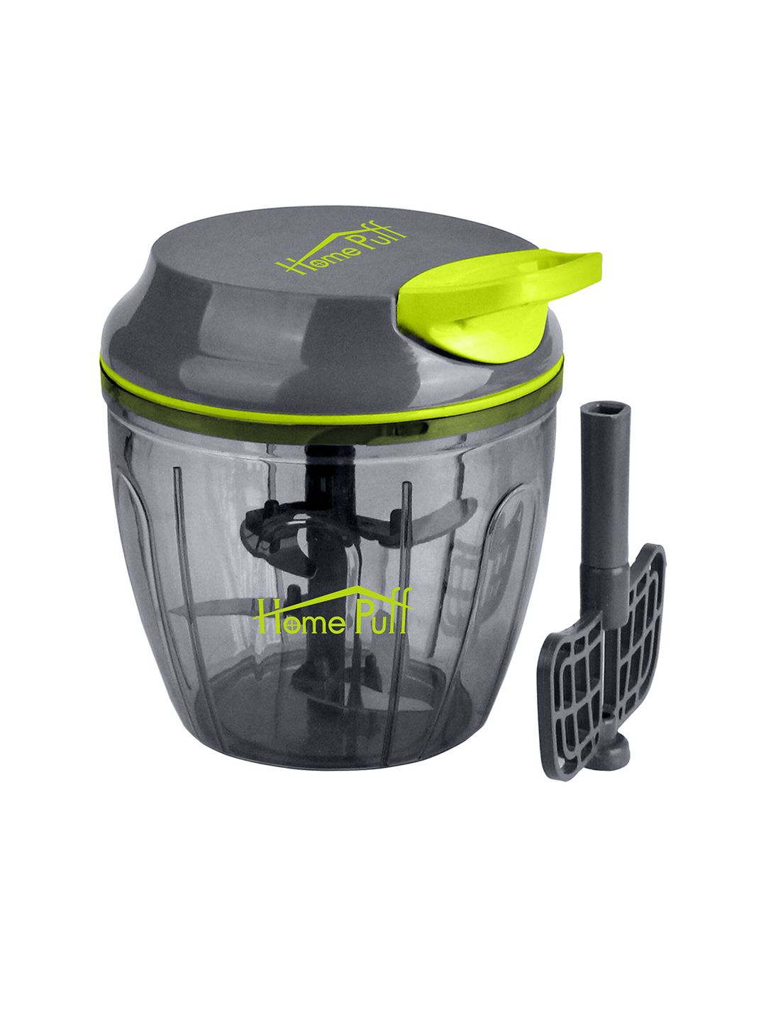 Home Puff Black & Green Solid Fruit & Vegetable Chopper Price in India