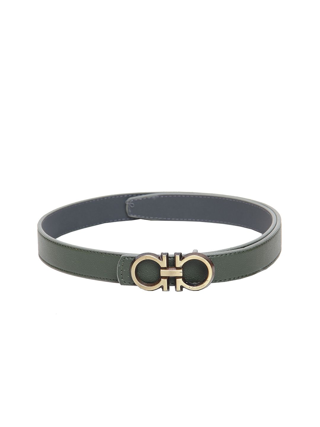 Calvadoss Women Green Textured Belt Price in India