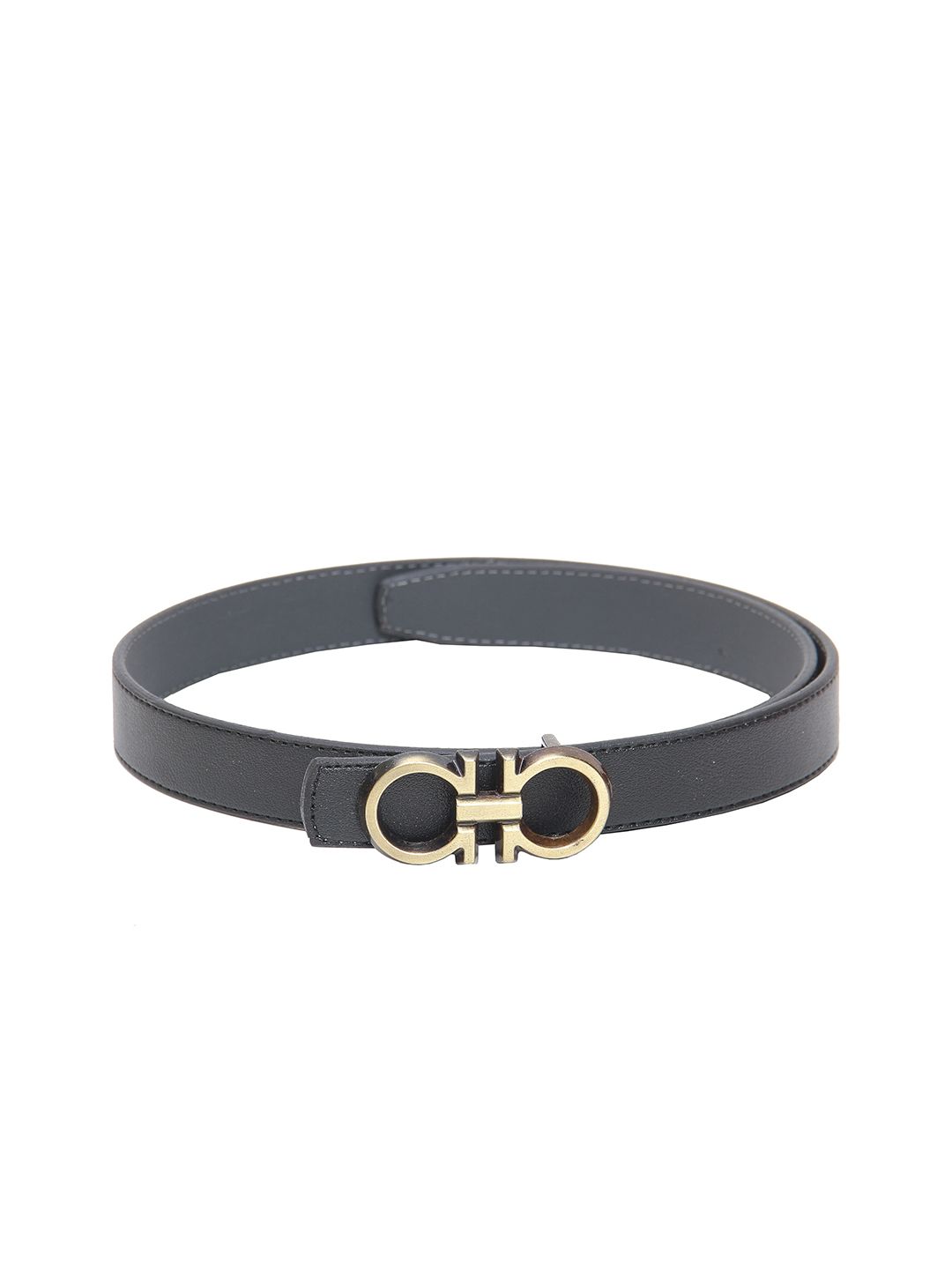 Calvadoss Women Black Textured Belt Price in India