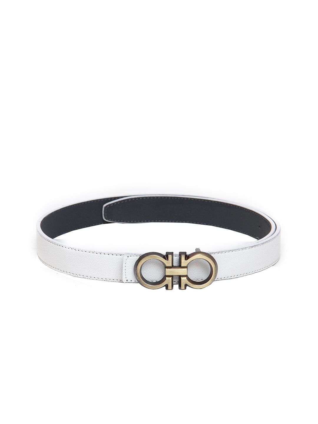 Calvadoss Women White Textured Belt Price in India