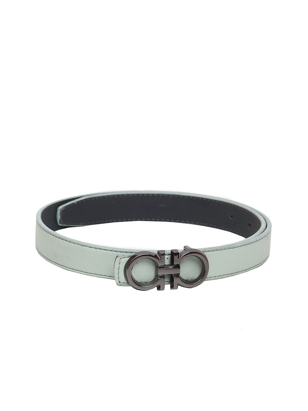 Calvadoss Women Sea Green Textured Belt Price in India