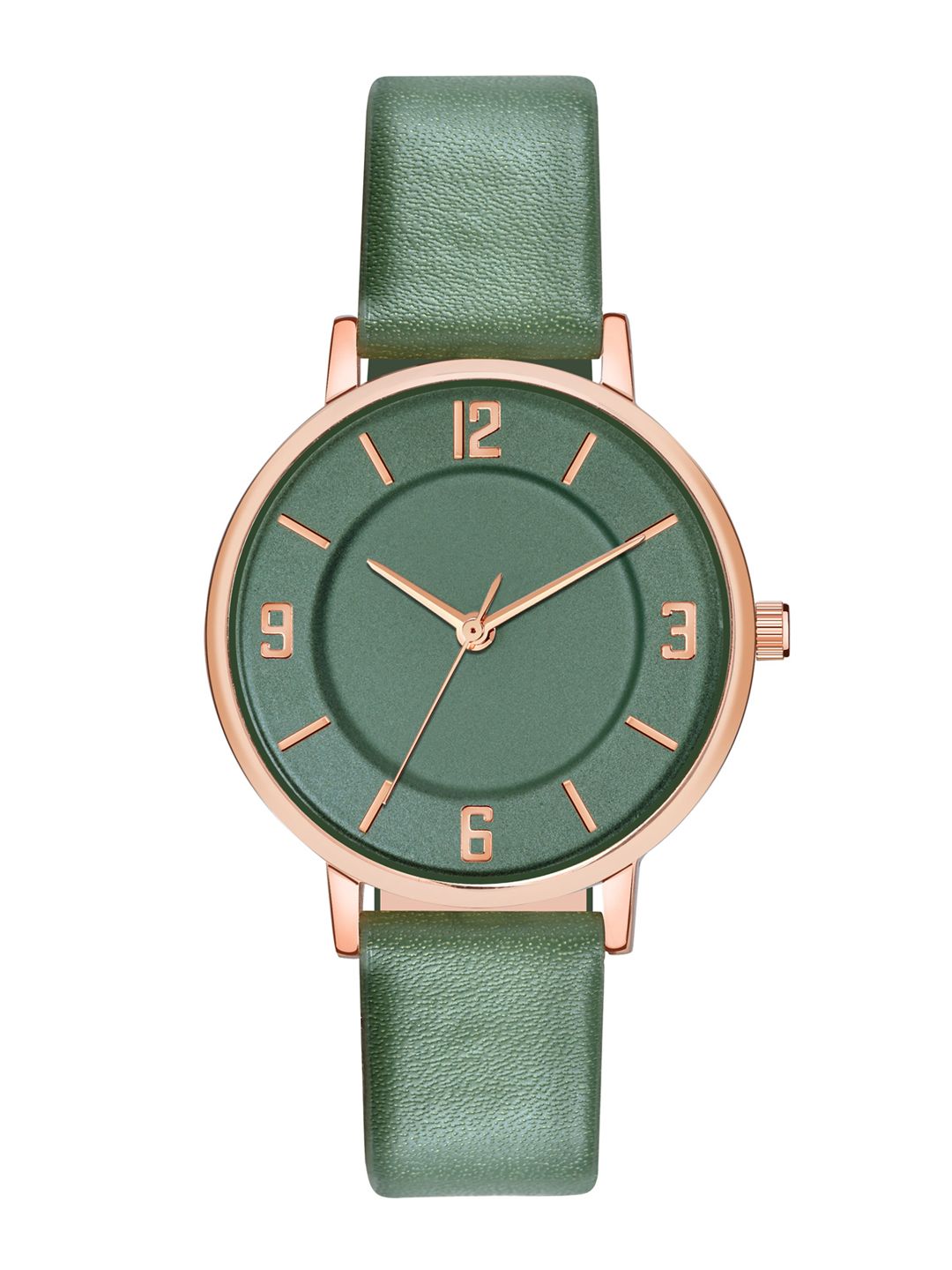 PERCLUTION ENTERPRISE Women Green Dial & Straps Analogue Wrist Watch PE393 Price in India