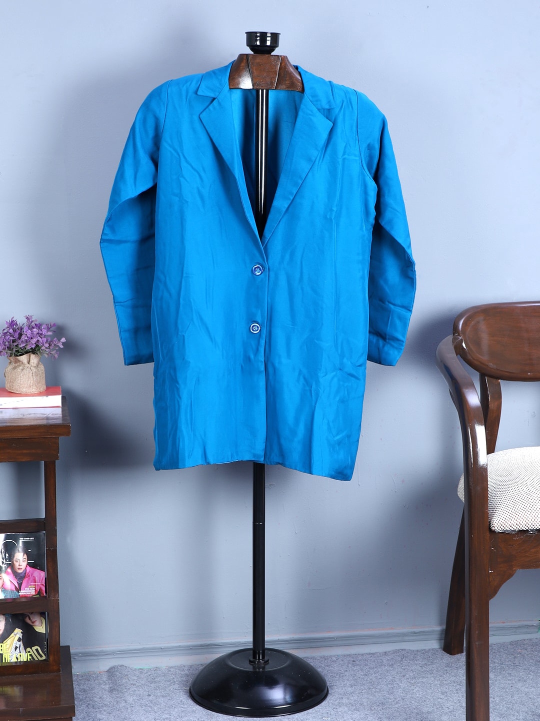 BEVERLY STUDIO Brown Wooden Coat Stand/Cloth Hanger Price in India