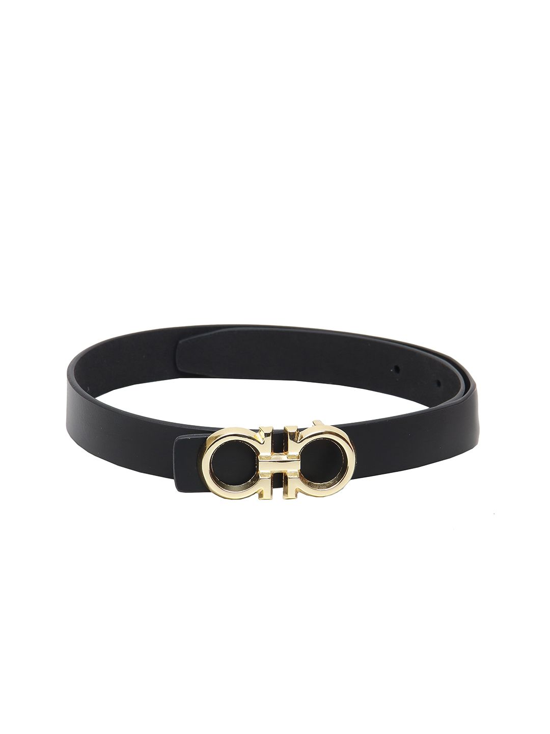 Calvadoss Women Black Leather Belt Price in India