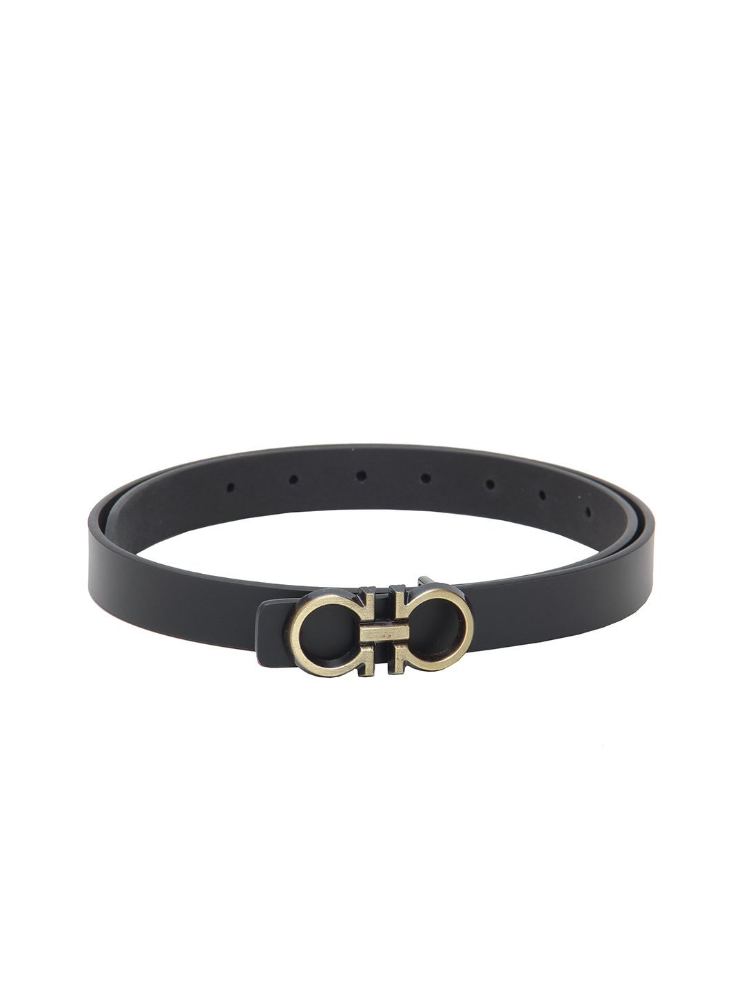 Calvadoss Women Black Leather Belt Price in India