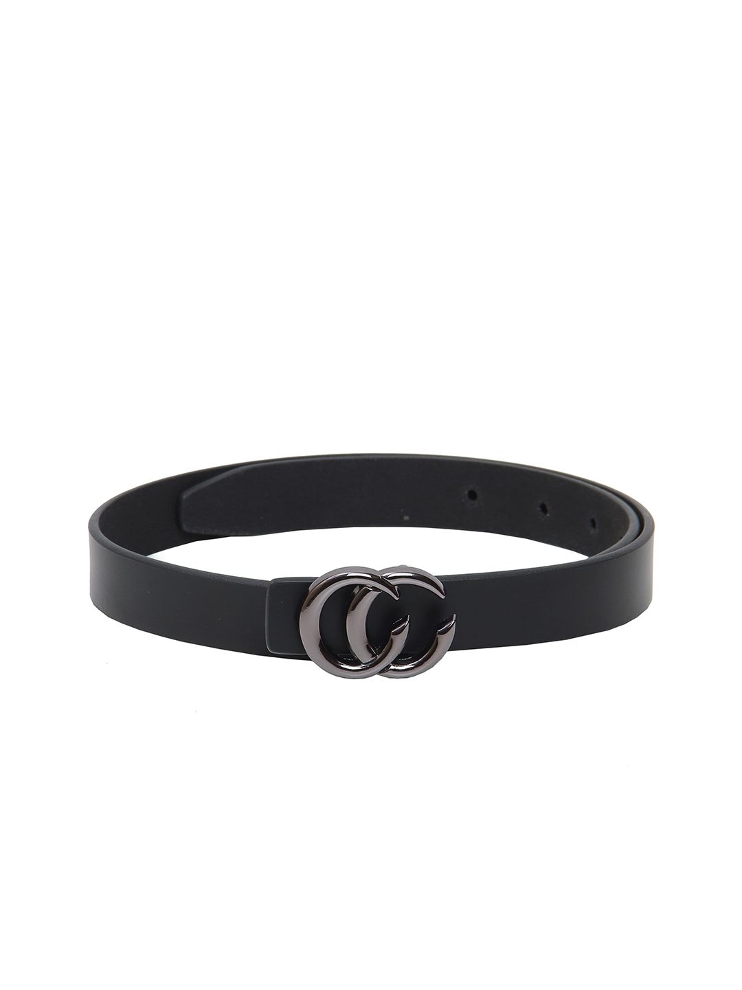 Calvadoss Women Black Leather Belt Price in India