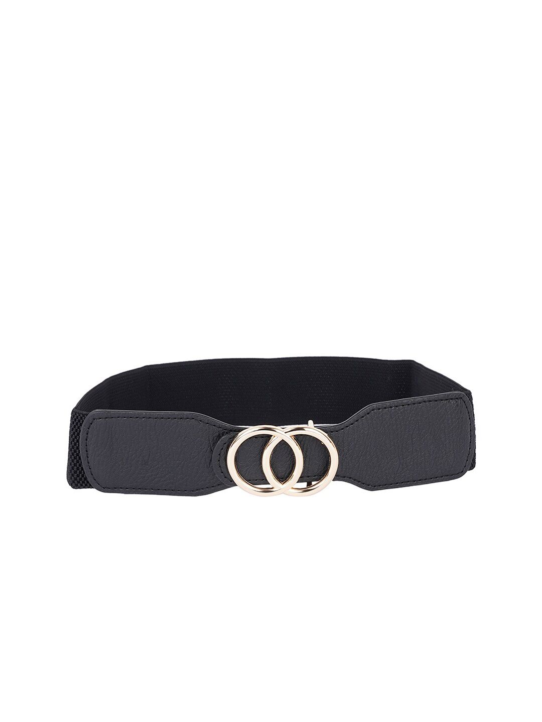 Style SHOES Women Black Textured Belt Price in India