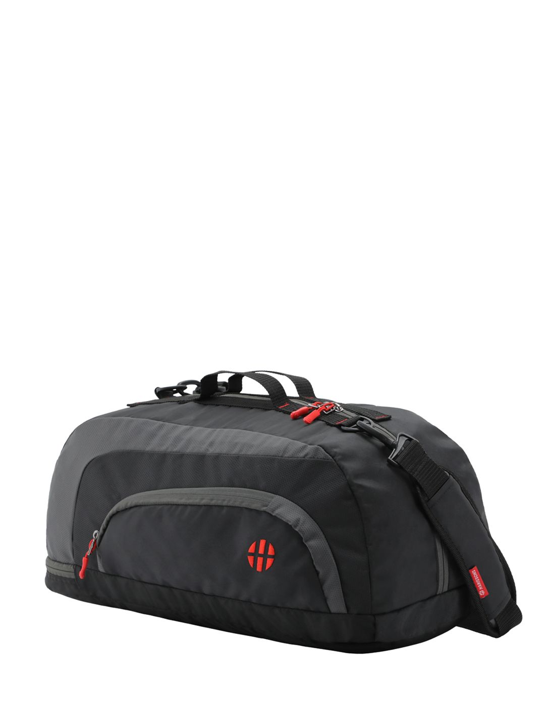 Harissons Jake Unisex 31L Black & Grey Water Resistant Sports & Gym Duffel Bag