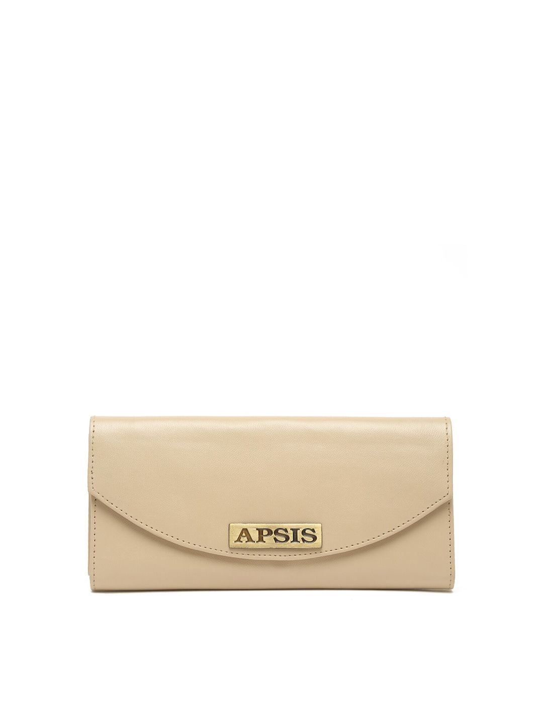 Apsis Women Beige Two Fold Wallet Price in India