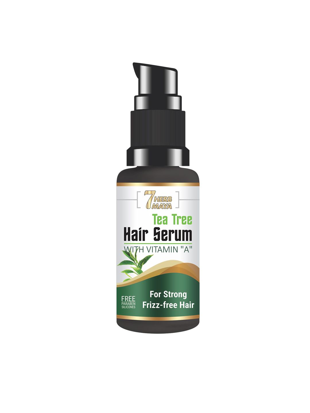 7Herbmaya Tea Tree Hair Serum with Vitamin A for Strong Frizz-Free Hair - 30 ml Price in India