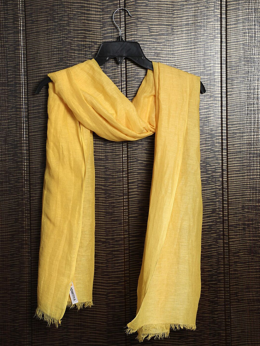 Adwitiya Collection Women Yellow Stole Price in India