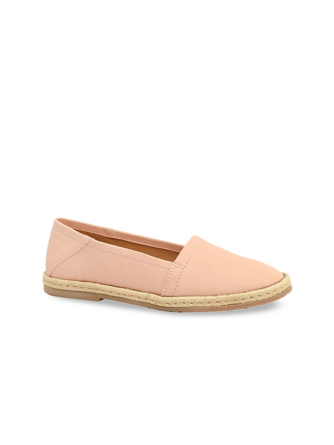 Eske Women Rose Solid Leather Espadrilles Price in India