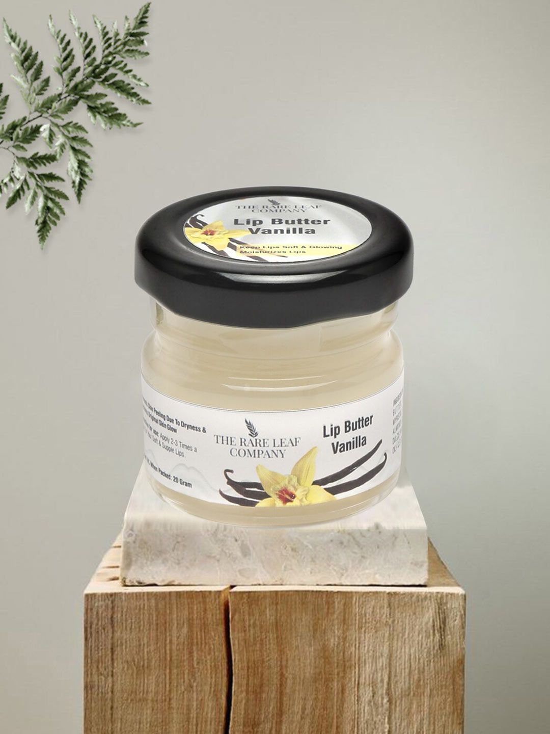 THE RARE LEAF COMPANY Natural UV Protection Lip Butter 20 g - Vanilla Price in India