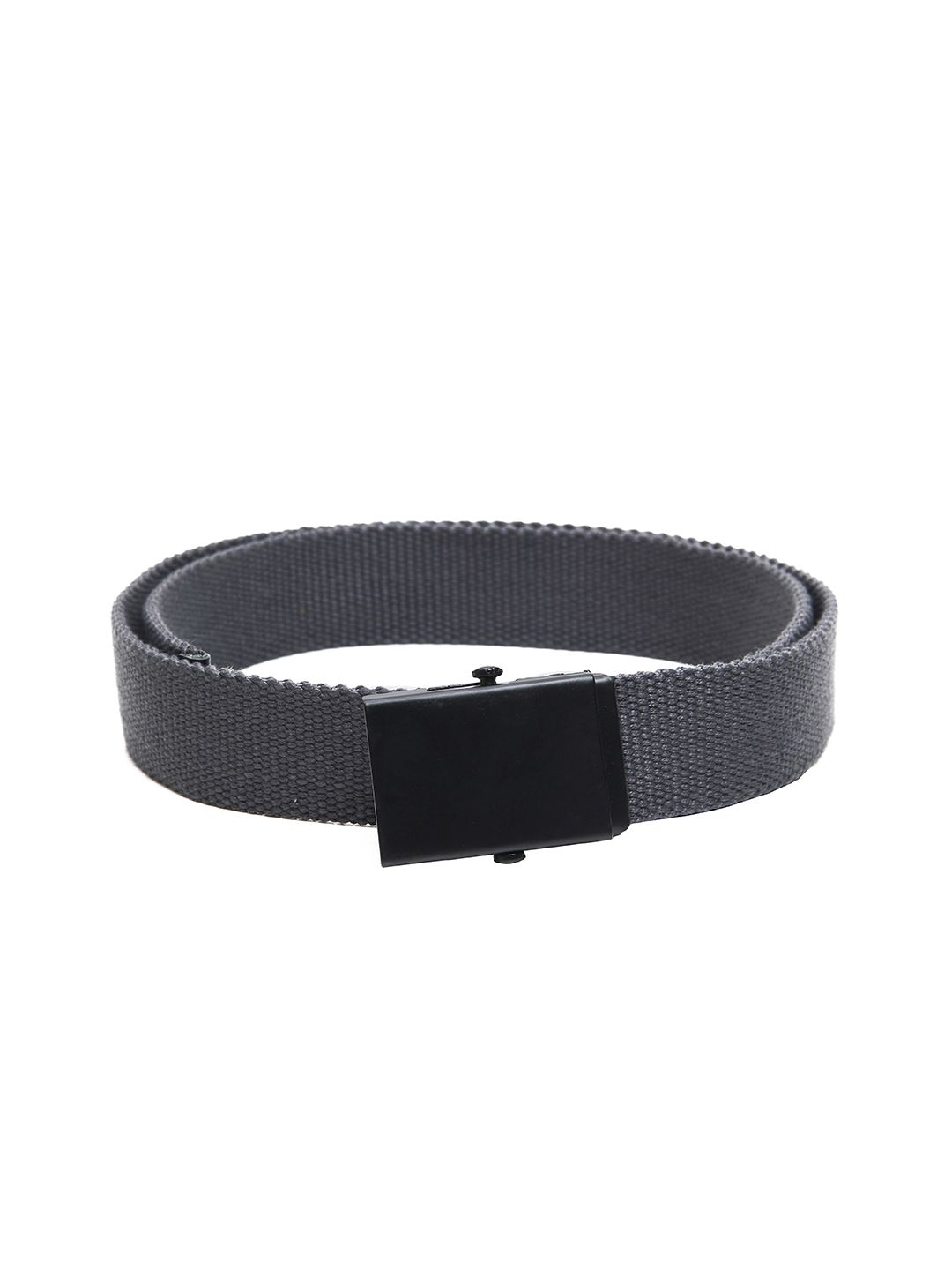 Calvadoss Women Grey Solid Canvas Belt Price in India