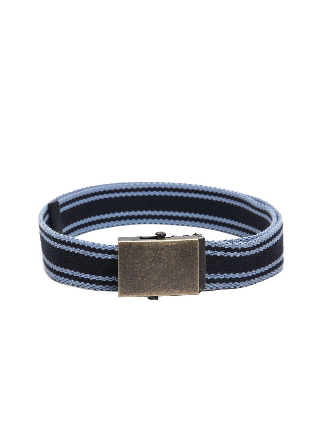 Calvadoss Women Navy Blue Woven Design Canvas Cotton Belt Price in India